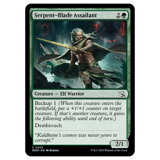 Magic The Gathering - March of the Machine - Serpent-Blade Assailant - 0205