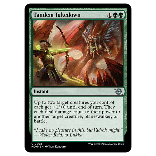 Magic The Gathering - March of the Machine - Tandem Takedown - 0208