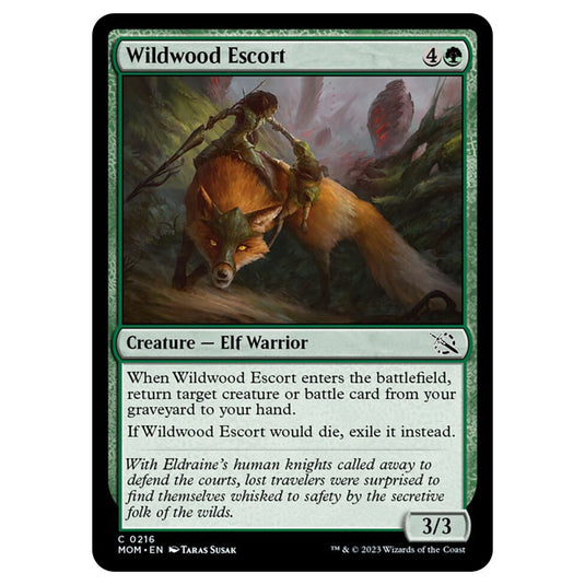 Magic The Gathering - March of the Machine - Wildwood Escort - 0216