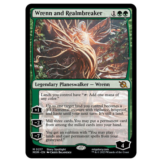 Magic The Gathering - March of the Machine - Wrenn and Realmbreaker - 0217