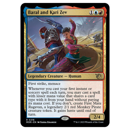 Magic The Gathering - March of the Machine - Baral and Kari Zev - 0218