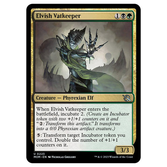 Magic The Gathering - March of the Machine - Elvish Vatkeeper - 0223