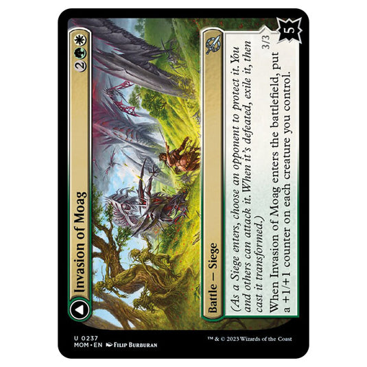 Magic The Gathering - March of the Machine - Invasion of Moag / Bloomwielder Dryads - 0237