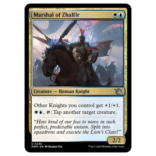 Magic The Gathering - March of the Machine - Marshal of Zhalfir - 0246