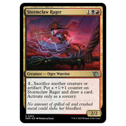 Magic The Gathering - March of the Machine - Stormclaw Rager - 0254