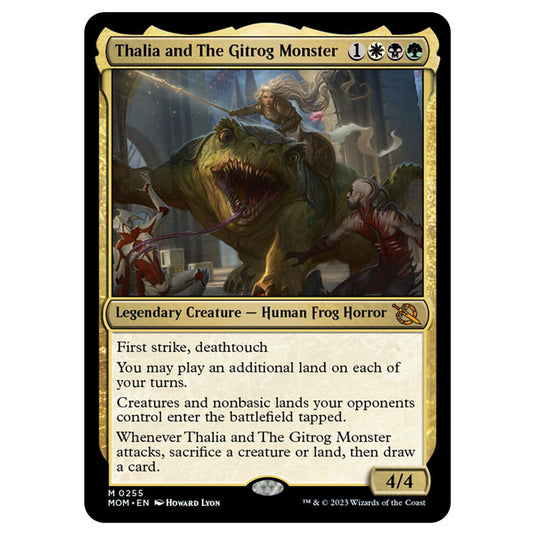 Magic The Gathering - March of the Machine - Thalia and The Gitrog Monster - 0255