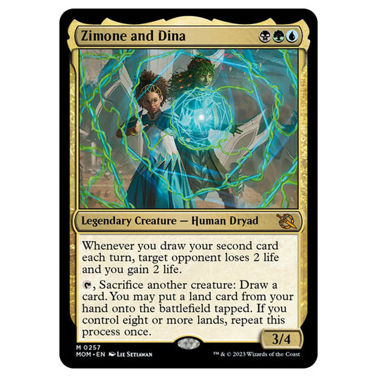 Magic The Gathering - March of the Machine - Zimone and Dina - 0257