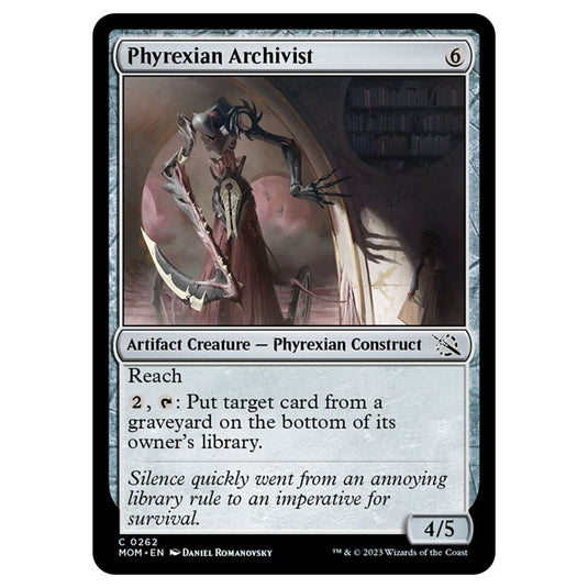 Magic The Gathering - March of the Machine - Phyrexian Archivist - 0262