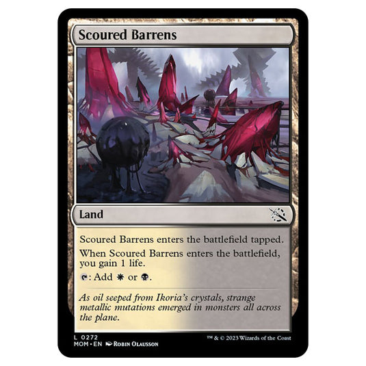 Magic The Gathering - March of the Machine - Scoured Barrens - 0272