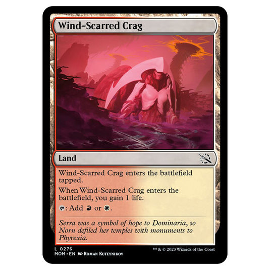 Magic The Gathering - March of the Machine - Wind-Scarred Crag - 0276