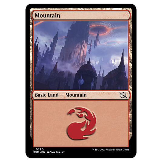 Magic The Gathering - March of the Machine - Mountain - 0280