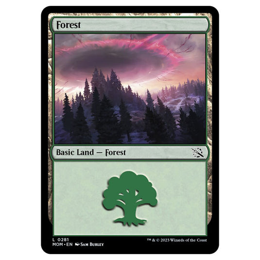 Magic The Gathering - March of the Machine - Forest - 0281