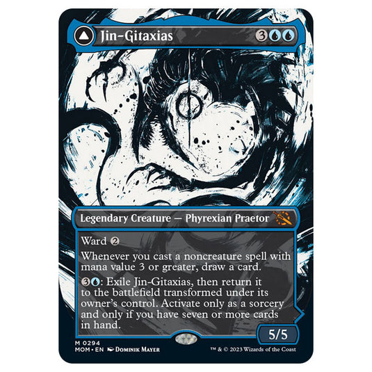 Magic The Gathering - March of the Machine - Jin-Gitaxias / The Great Synthesis (Showcase Card)  - 0294