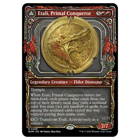 Magic The Gathering - March of the Machine - Etali, Primal Conqueror / Etali, Primal Sickness (Showcase Card)  - 0298