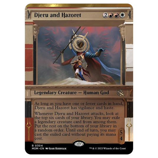 Magic The Gathering - March of the Machine - Djeru and Hazoret (Showcase Card)  - 0304