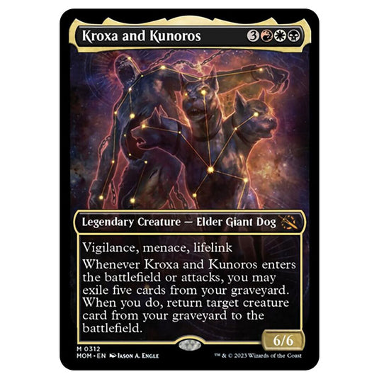 Magic The Gathering - March of the Machine - Kroxa and Kunoros (Showcase Card)  - 0312