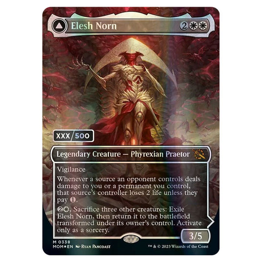 Magic The Gathering - March of the Machine - Elesh Norn / The Argent Etchings (Alternate-Art Borderless Card)  - 0338