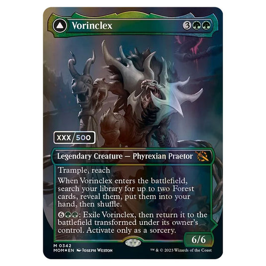 Magic The Gathering - March of the Machine - Vorinclex / The Grand Evolution (Extended Art Card)  - 0342