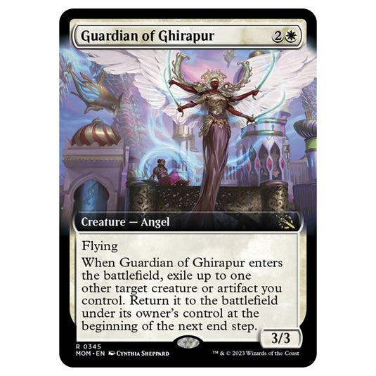 Magic The Gathering - March of the Machine - Guardian of Ghirapur (Extended Art Card)  - 0345