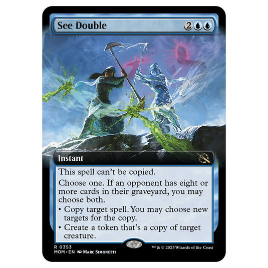 Magic The Gathering - March of the Machine - See Double (Extended Art Card)  - 0353