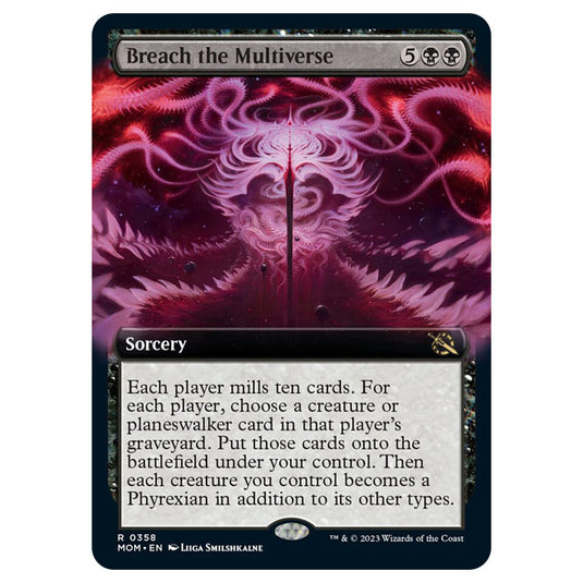 Magic The Gathering - March of the Machine - Breach the Multiverse (Extended Art Card)  - 0358