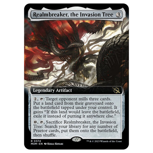 Magic The Gathering - March of the Machine - Realmbreaker, the Invasion Tree (Extended Art Card)  - 0374