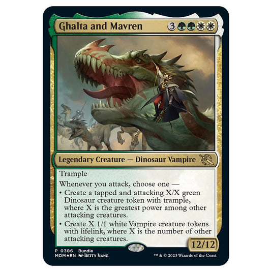 Magic The Gathering - March of the Machine - Ghalta and Mavren - 0386