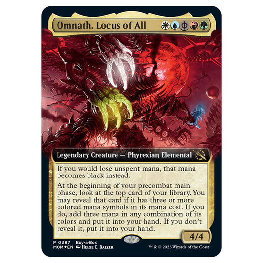 Magic The Gathering - March of the Machine - Omnath, Locus of All - 0387
