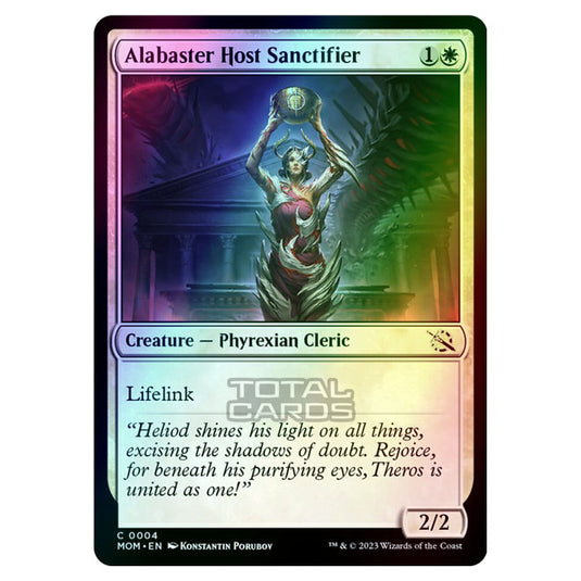 Magic The Gathering - March of the Machine - Alabaster Host Sanctifier - 0004 (Foil)