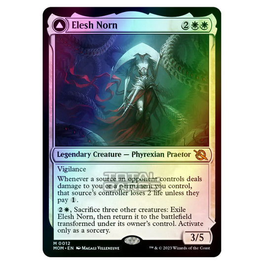 Magic The Gathering - March of the Machine - Elesh Norn / The Argent Etchings - 0012 (Foil)