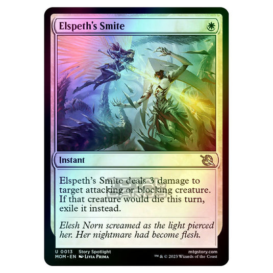 Magic The Gathering - March of the Machine - Elspeth's Smite - 0013 (Foil)