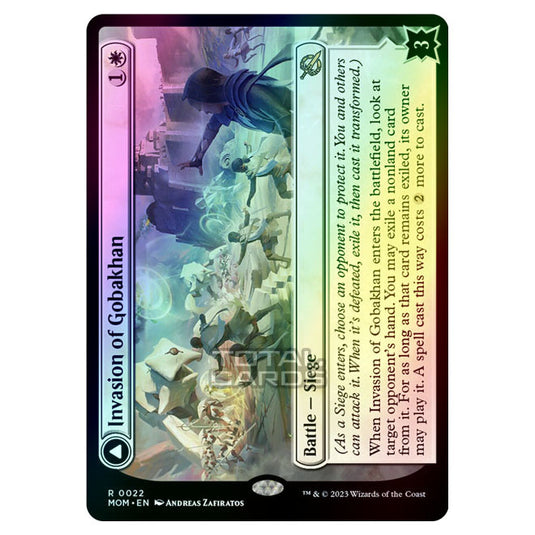 Magic The Gathering - March of the Machine - Invasion of Gobakhan / Lightshield Array - 0022 (Foil)