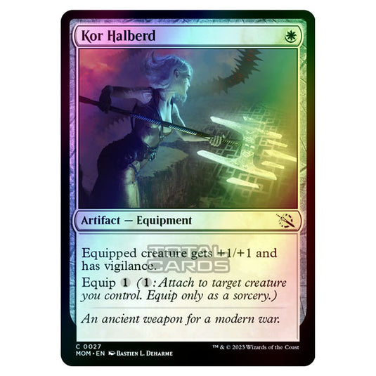 Magic The Gathering - March of the Machine - Kor Halberd - 0027 (Foil)