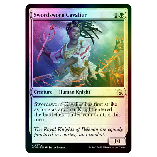 Magic The Gathering - March of the Machine - Swordsworn Cavalier - 0042 (Foil)