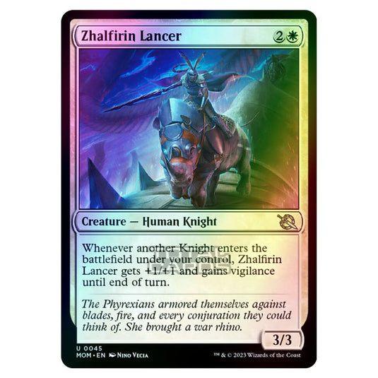 Magic The Gathering - March of the Machine - Zhalfirin Lancer - 0045 (Foil)