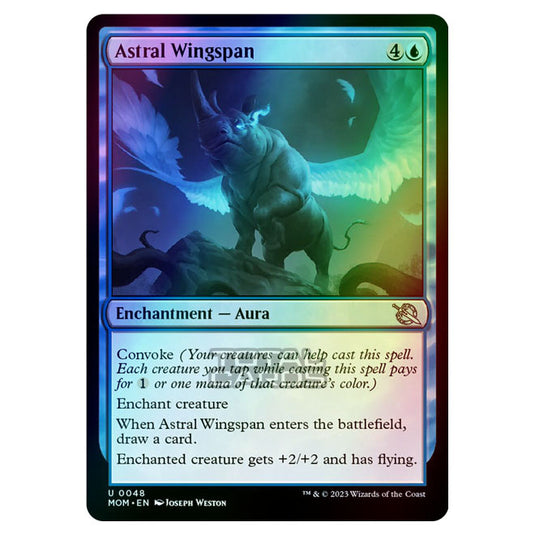 Magic The Gathering - March of the Machine - Astral Wingspan - 0048 (Foil)