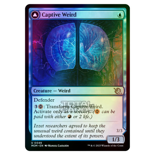 Magic The Gathering - March of the Machine - Captive Weird / Compleated Conjurer - 0049 (Foil)