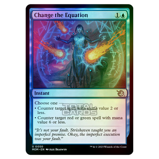 Magic The Gathering - March of the Machine - Change the Equation - 0050 (Foil)