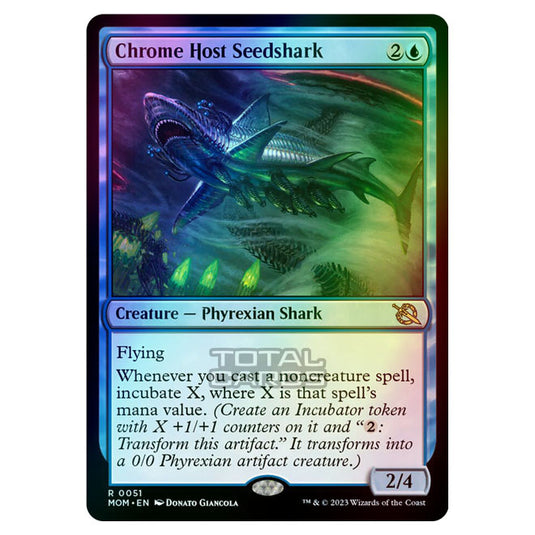 Magic The Gathering - March of the Machine - Chrome Host Seedshark - 0051 (Foil)