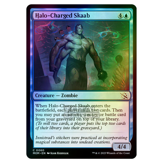 Magic The Gathering - March of the Machine - Halo-Charged Skaab - 0060 (Foil)