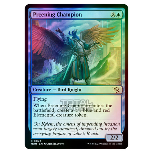 Magic The Gathering - March of the Machine - Preening Champion - 0073 (Foil)