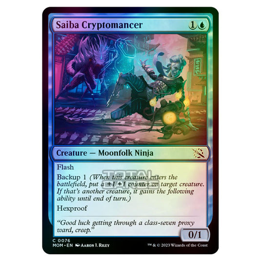 Magic The Gathering - March of the Machine - Saiba Cryptomancer - 0076 (Foil)