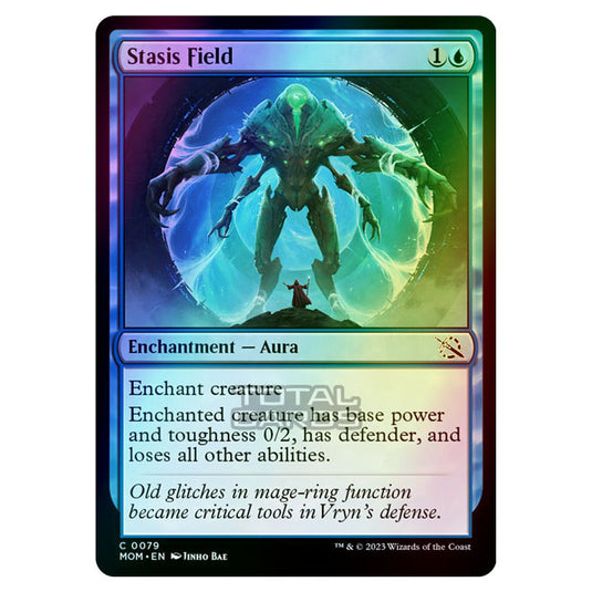 Magic The Gathering - March of the Machine - Stasis Field - 0079 (Foil)