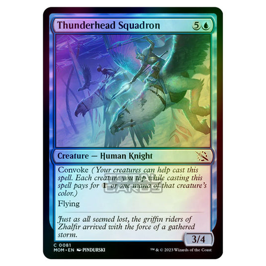 Magic The Gathering - March of the Machine - Thunderhead Squadron - 0081 (Foil)