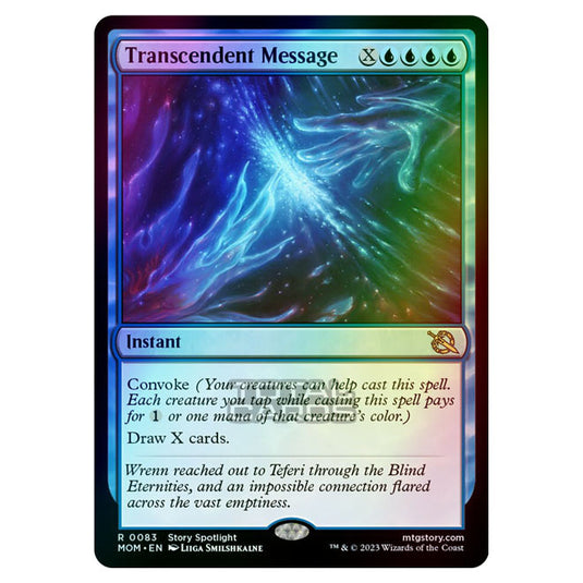 Magic The Gathering - March of the Machine - Transcendent Message - 0083 (Foil)