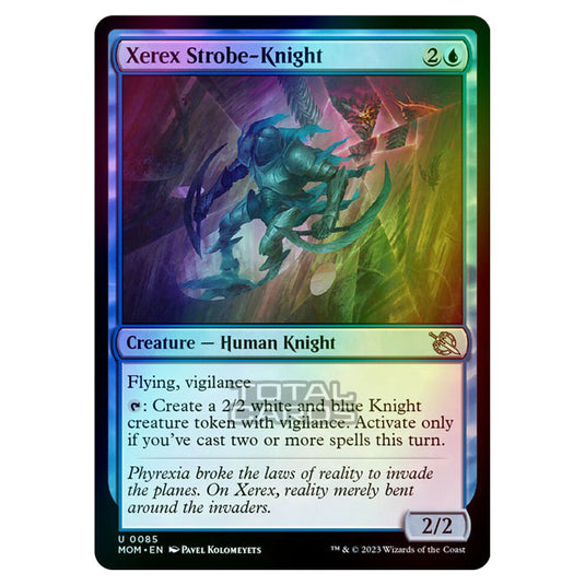 Magic The Gathering - March of the Machine - Xerex Strobe-Knight - 0085 (Foil)