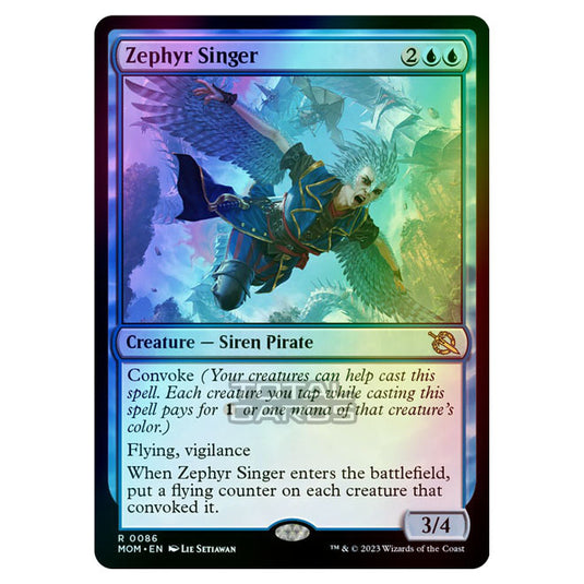 Magic The Gathering - March of the Machine - Zephyr Singer - 0086 (Foil)