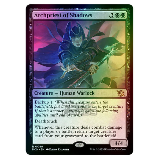 Magic The Gathering - March of the Machine - Archpriest of Shadows - 0089 (Foil)