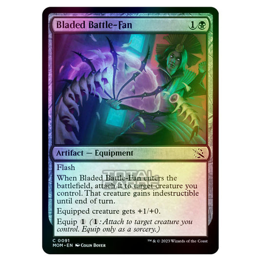 Magic The Gathering - March of the Machine - Bladed Battle-Fan - 0091 (Foil)