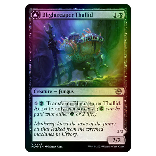 Magic The Gathering - March of the Machine - Blightreaper Thallid / Blightsower Thallid - 0092 (Foil)